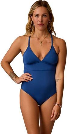 Carve Designs Dahlia One Piece Tall in Setsail at Nordstrom, Size Medium