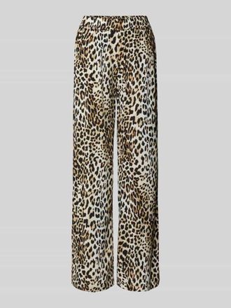 Emily van den Bergh Hose aus Viskose mit elastischem Bund in Mittelbraun, Gr&ouml;&szlig;e 36