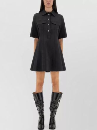 Ganni scuba mini dress