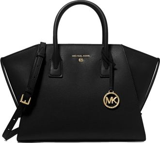 Michael Kors Avril Handtas - Dames - Handtassen - Zwart - ONE Size - Leer - Tassen