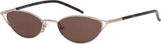 Alexander McQueen Am0563S Zonnebril - Dames - Accessoires - Zwart - Maat: 50 MM