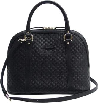 Gucci Pre-owned Handbags, female, Black, Size: ONE SIZE Pre-owned Vintage Handbag