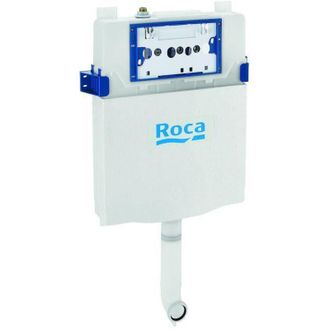 Roca Roca - Cisterna Empotrable Compacta Con Doble Descarga Para Inodoro De Tanque Alto O Empotrable Basic Tank One Compact