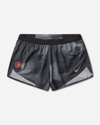 Nike Men s AeroSwift Dri-FIT ADV 2in Brief-Lined Running Shorts Black / Dark Smoke Grey