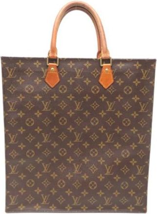 Louis Vuitton Pre-owned Monogram Tote Bag - unisex - Vintage Shopper - Bruin - ONE Size - Leer - Vintage