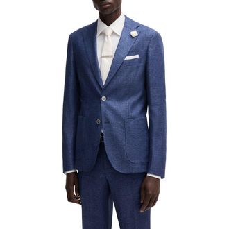 BOSS Hanry Sport Coat in Dark Blue at Nordstrom Rack, Size 36 Regular