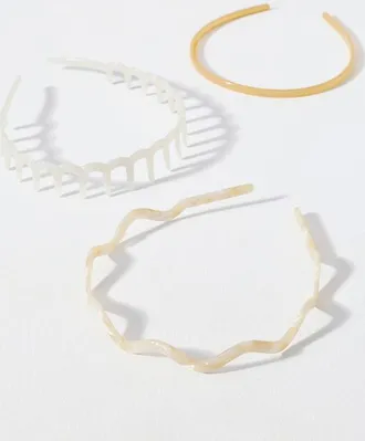 Anthropologie Zigzag Headbands, Set of 3