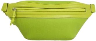 Gucci Pre-owned Belt Bags, male, Green, Size: ONE SIZE Pre-owned GG Mat Rubber Waist Bag