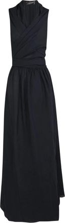 Cortana Mar Wrap Dress - Dames - Wikkelkleedje - Blauw - L - Kleedjes
