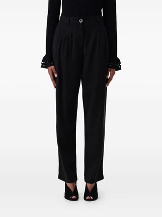 Twin-Set pleated trousers - women - Polyester - 44 - Black