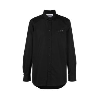 Moschino Heren, Overhemden, Zwart, Maat: M