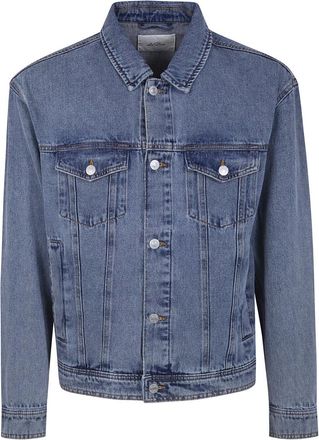 Les Deux Hombre, Chaquetas, Azul, Talla: S