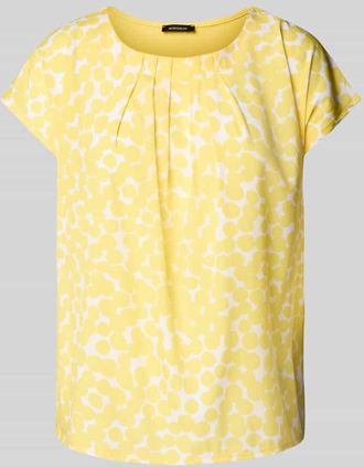 More & More More & More Blusenshirt mit Rundhalsausschnitt in Blau, Größe 34