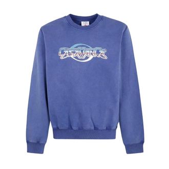 Casablanca Sweatshirts - Heren - Sweatshirts - Blauw - L - Hoodies & sweatvesten