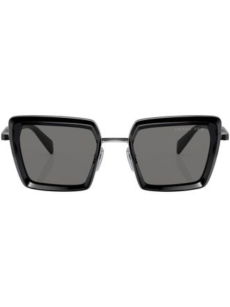 Prada Occhiali da sole oversize - Nero
