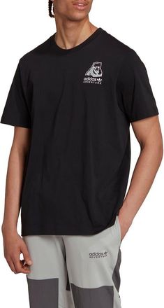 adidas Originals Adventure Winter T-Shirt in Black at Nordstrom, Size Xx-Large