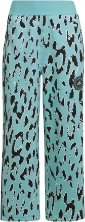 adidas (WMNS) adidas by Stella McCartney Cropped Pants Asia Sizing Teal Black HA8965