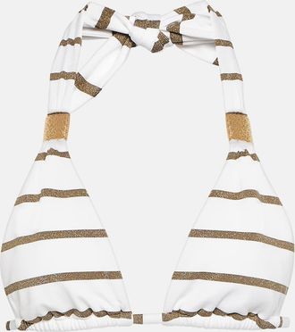 Heidi Klein St Tropez striped bikini top