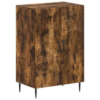 vidaXL Armario Zapatero Haarlem 59,5 X 39,5 X 89,5 Cm Roble Ahumado Vidaxl