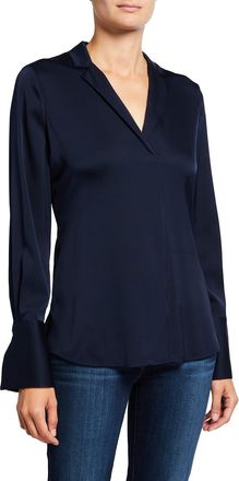 Kobi Halperin Rebekah Long-Sleeve Silk Blouse