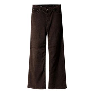 Dondup Wide Jeans, female, Brown, Size: W28 Amber Wide Jeans