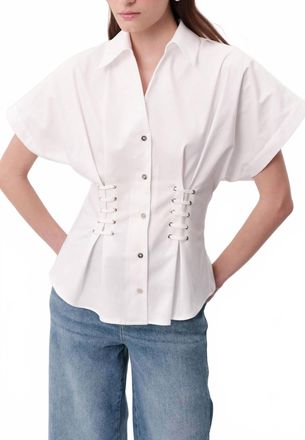 Exquise Womens Mollie Shirt In White