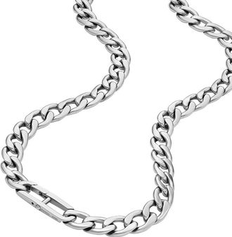 Fossil Halsketten - Heritage Kette - Gr. unisize - in Silber - für Damen