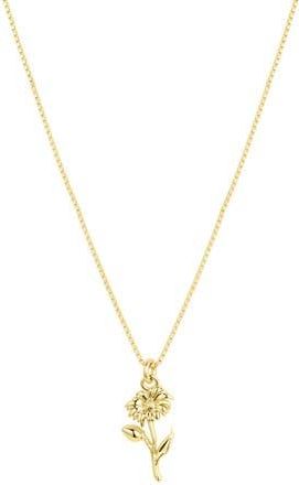 Set & Stones Elsie Birth Flower Necklace in Gold /April at Nordstrom