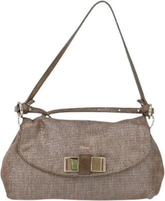 Chlo&eacute; Pre-owned Shoulder Bags, female, Brown, Size: ONE SIZE Pre-owned Lily Handbag