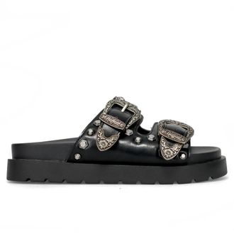 Buffalo Sliders, female, Black, Size: 10 US Raya Ari West