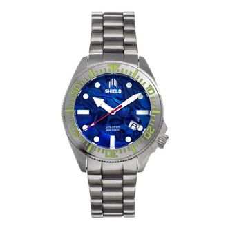 Shield Atlantis Automatic Blue Dial Mens Watch SLDSH108-5