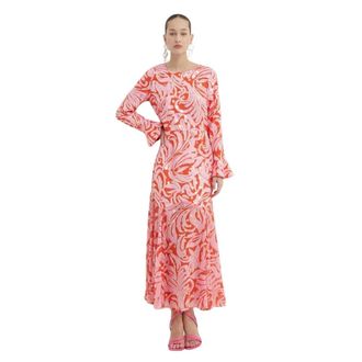 Never Fully Dressed Maxi Jurk - Dames - Maxi kleedjes - Veelkleurig - L - Polyester - Kleedjes
