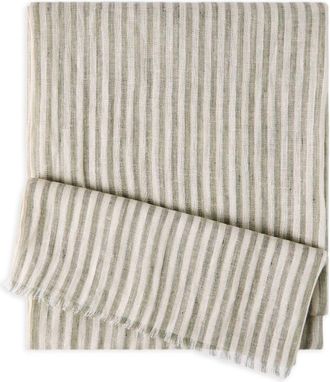 Brunello Cucinelli Brunello Cucinelli Striped Linen Scarf