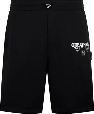 Philipp Plein Shorts con logo - Nero