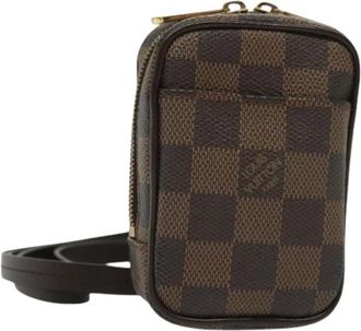 Louis Vuitton Pre-owned Cross Body Bags, female, Brown, Size: ONE SIZE Pre-owned Canvas Cross Body Bag