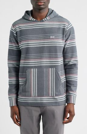 Dark Seas Ginther Brushed Cotton Hoodie in Grey at Nordstrom, Size X-Large