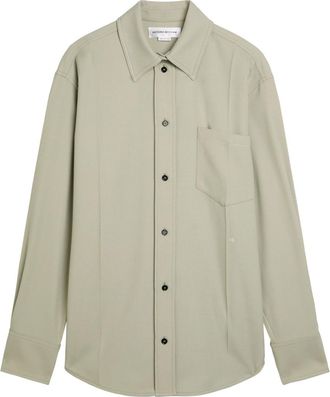Victoria Beckham Crepe Shirt - Sage - 16 (UK16 / XL)