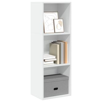 vidaXL Libreria Bianca 40x30x114 Cm In Legno Multistrato - Vidaxl