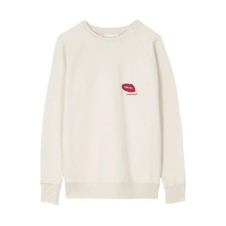 Isabel Marant Sweatshirts, female, White, Size: 2XS Millyny Sweatshirt