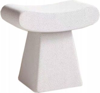 OEM Puf Moderno De Piel De Cordero Asiento Contorneado Reposapi&eacute;s Asiento Taburete