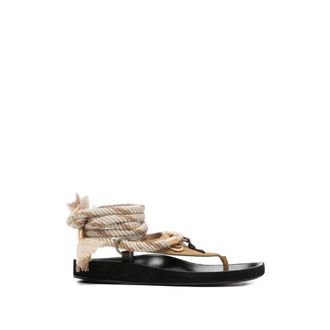 Isabel Marant Isabel Marant, Flat Sandals, female, Black, Size: 10 US Shoes Isabel Marant