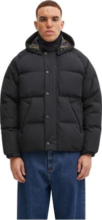 Barbour Oversized Transport Puffer Jacket - - Jackets - Uomo - Nero - S