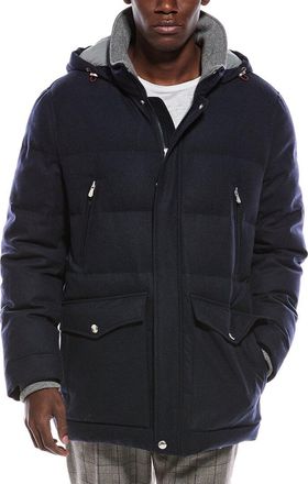 Brunello Cucinelli Wool-Blend Down Coat
