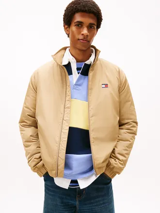 Tommy Jeans Blouson TOMMY JEANS TJM ESSENTIAL PADDED JACKET EXT, Herren, Gr. XXL, schwarz dune, Web, Obermaterial: 100% Polyester, regular fit, elastischer Bund, 