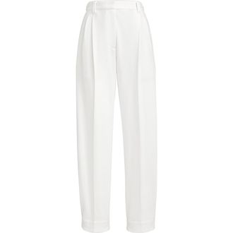 Brunello Cucinelli Sartorial Baggy trousers in White at Nordstrom, Size 36 It