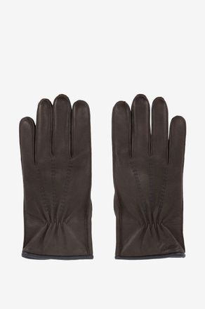 Restelli Guanti Handschuhe aus Hirschleder und Kaschmir
