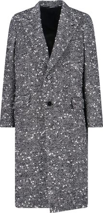 Dolce & Gabbana Double-breasted Virgin Wool Blend Coat