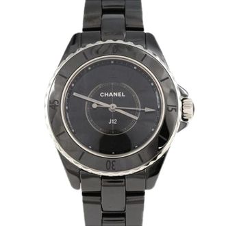 Chanel Pre-owned Keramisch Polshorloge - Dames - Vintage Horloges - Zwart - ONE Size - Vintage