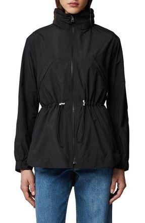 Soia & Kyo Water Repellent Hooded Coat in Black at Nordstrom, Size X-Large