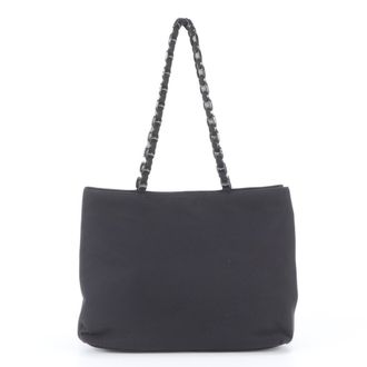 Ferragamo Black Shoulder Bag Tote Bag (Pre-Owned)